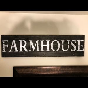 FARMHOUSE Home Decor Sign